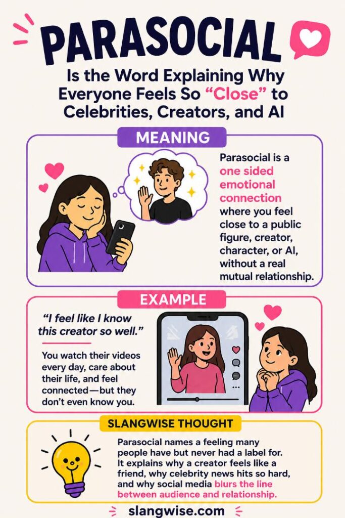 Parasocial Is the Word Explaining Why Everyone Feels So “Close” to Celebrities, Creators, and AI