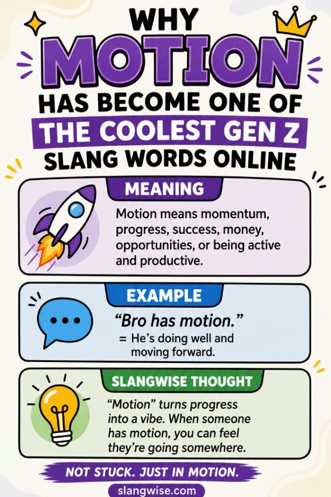 Why Motion Has Become One of the Coolest Gen Z Slang Words Online