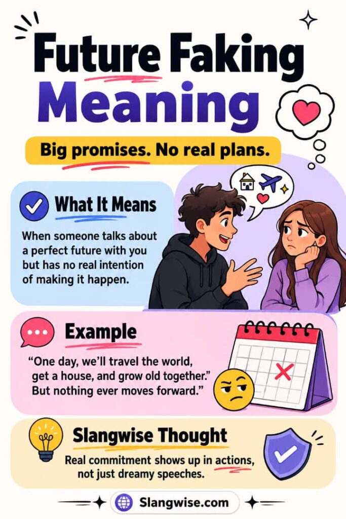 Future Faking Meaning: What It Really Means in Slang and Why It Feels So Real