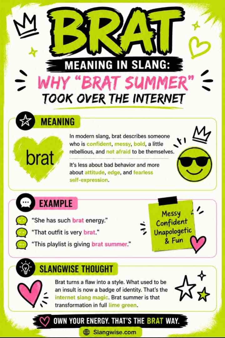Brat Meaning in Slang: Why “Brat Summer” Took Over the Internet