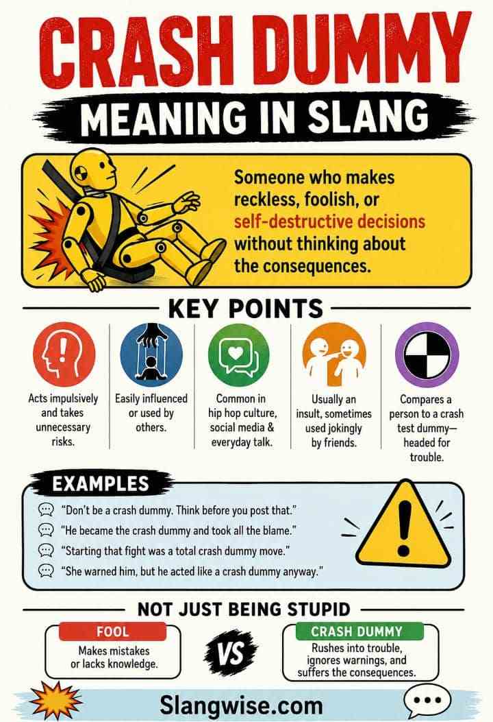 Crash Dummy Meaning in Slang: The Viral Insult That's Everywhere Right Now