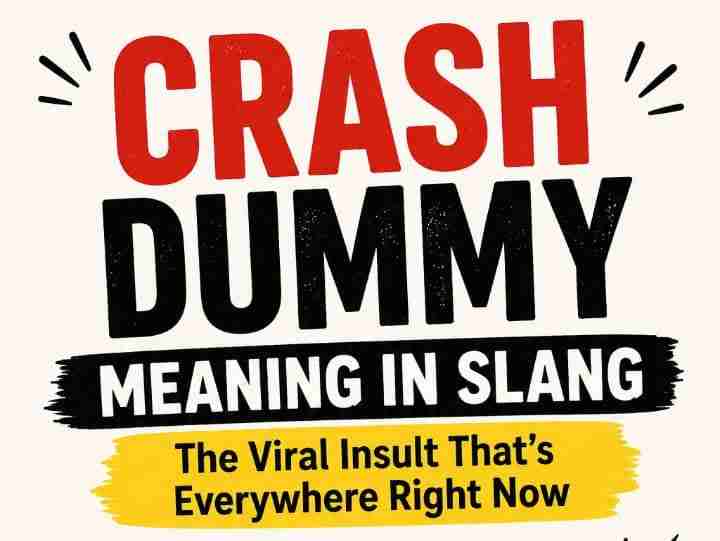Crash Dummy Meaning in Slang: The Viral Insult That's Everywhere Right Now