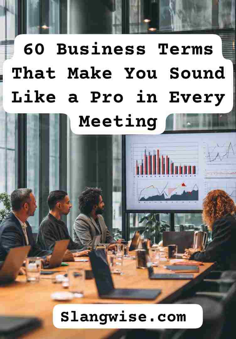 60 Business Terms That Make You Sound Like a Pro in Every Meeting