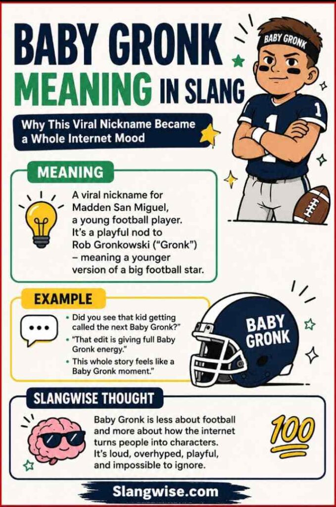 Baby Gronk Meaning in Slang: Why This Viral Nickname Became a Whole Internet Mood