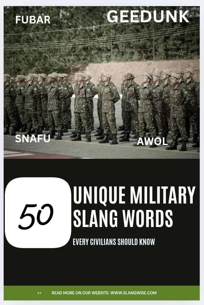 50 Military Slang Terms That Reveal the Secrets, Humor, and Chaos Behind Service Life