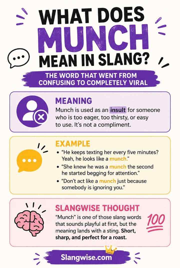 What Does Munch Mean in Slang? The Word That Went From Confusing to Completely Viral