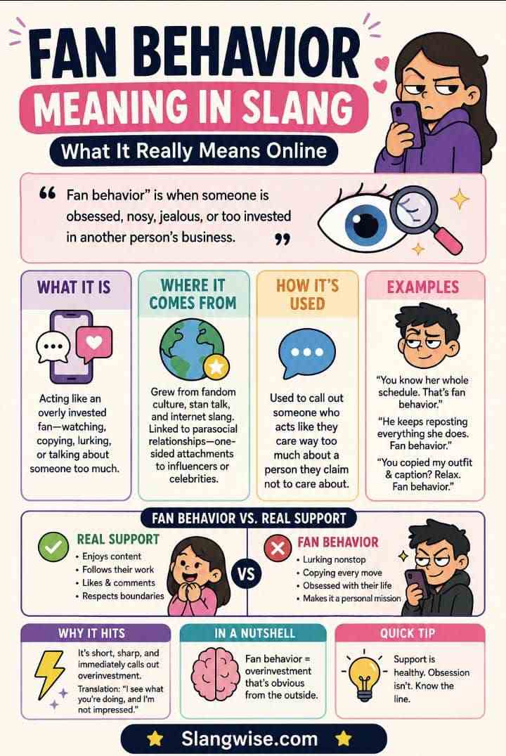 Fan Behavior Meaning in Slang: What It Really Means Online