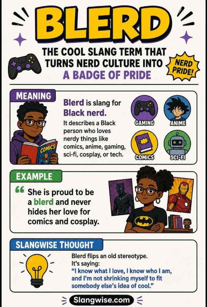 Blerd Meaning: The Cool Slang Term That Turns Nerd Culture Into a Badge of Pride
