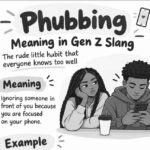 What does phubbing mean in Gen Z slang?