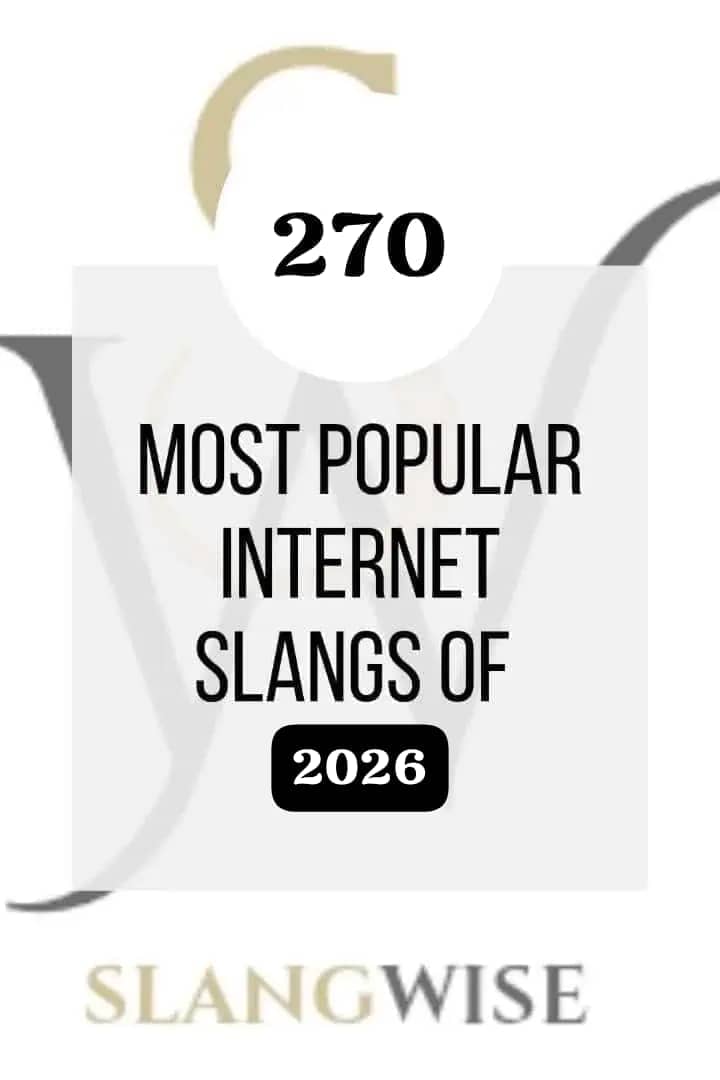 270 popular internet slang