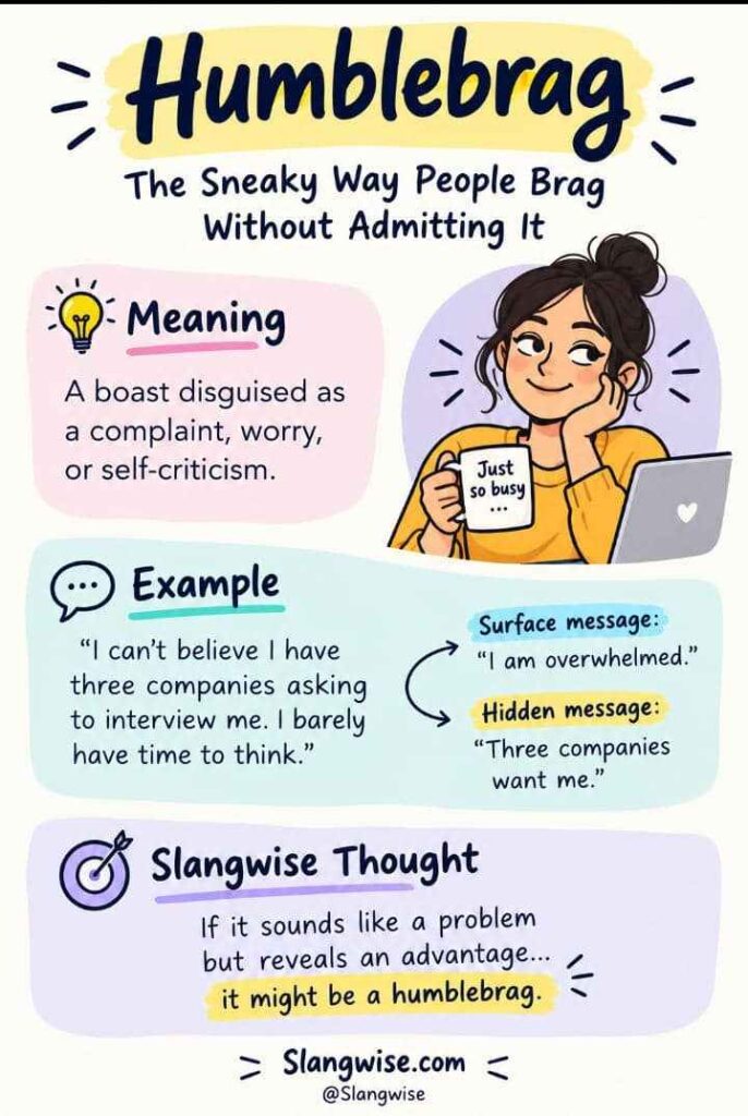 Humblebrag Meaning in Slang