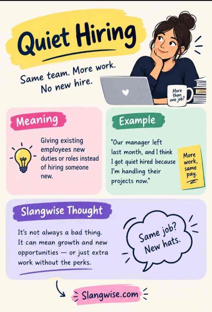 Quiet Hiring Meaning: Are You Getting Promoted or Just Doing Two Jobs?