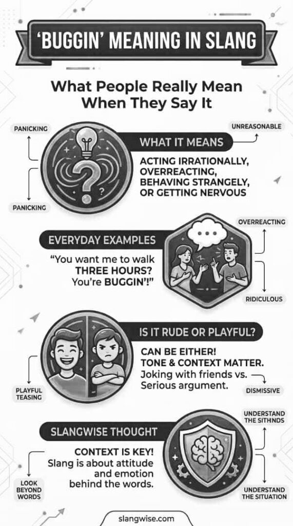 Buggin’ Meaning in Slang: What People Really Mean When They Say It